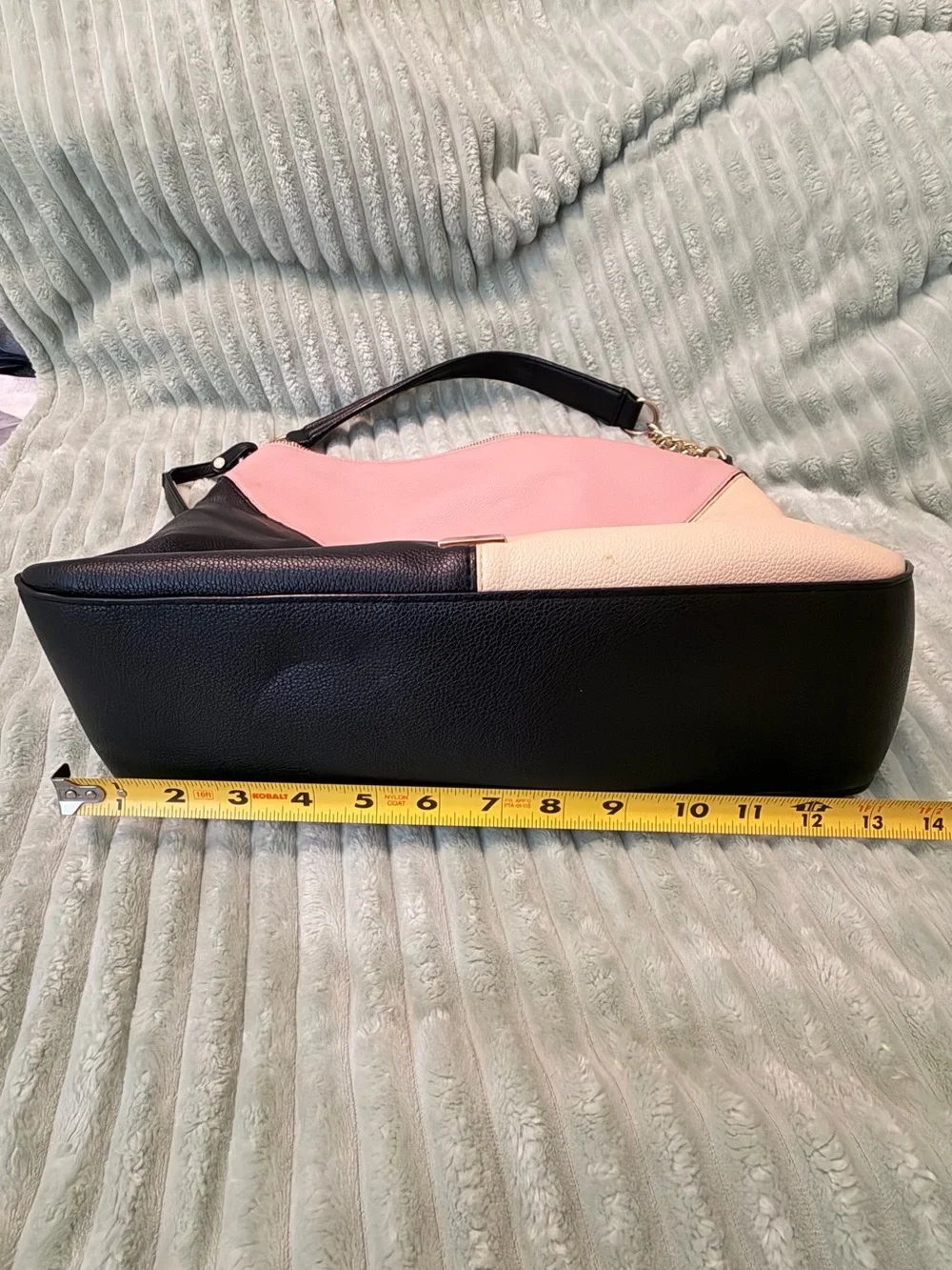 Victoria's Secret Pink, Black & Cream Shoulder Hobo Bag